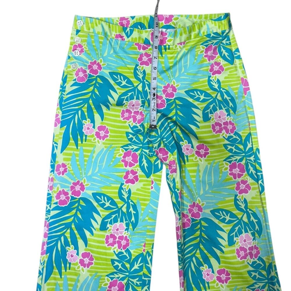 Lilly Pulitzer Amelia Cuffed Pants with White Label - Size 4. - Picture 3 of 6